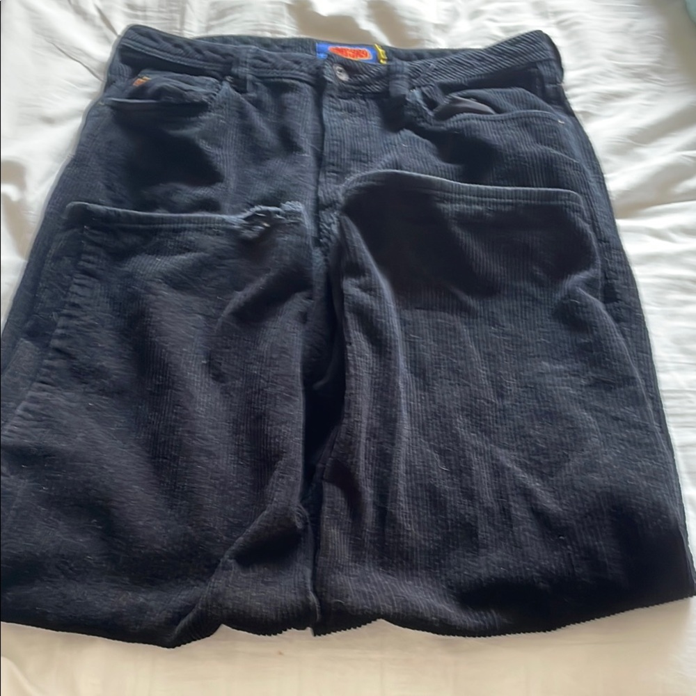 Men's Black Corduroy Pants